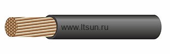 ПуГВ 1х10  черн.