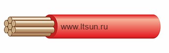 ПуВнг(А)-LS 1х25  красн.